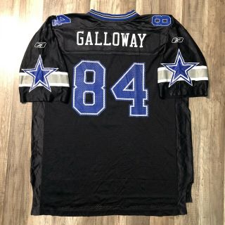 Vintage Dallas Cowboys Joey Galloway 84 Reebok Nfl Black Alternate Jersey Xl