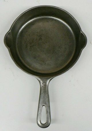 Vintage Cast Iron Griswold Skillet Frying Pan 3 - 709k