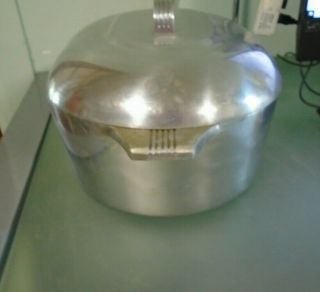 Magnalite GHC 8 Quart 7.  5 Liter Roasting Pan with Lid Aluminum Vintage USA 2