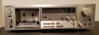 Vintage 1980 Sony Tc - K71 Cassette Deck 3 Head For Repair - Please Read
