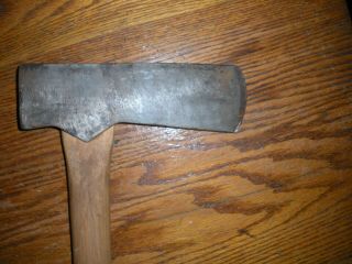 Vintage Hand Forged Mortisting / Fence Post Axe / 3 1/2 Lbs.  / Barn Building