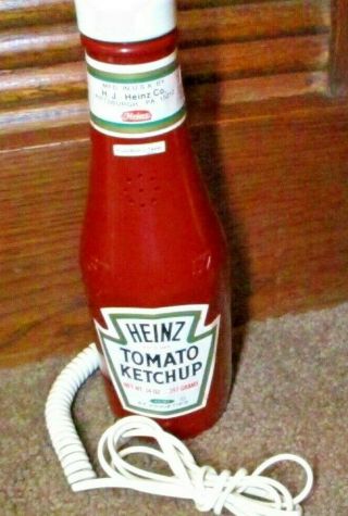 Heinz Tomato Ketchup Bottle Vintage Telephone / Phone /