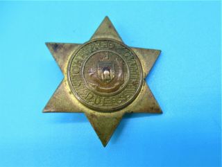 Vintage Chicago City Police Retirement/wallet/lapel Badge