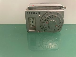 Vintage Compact Sekonic Light Meter For Camera Photography Perfect.