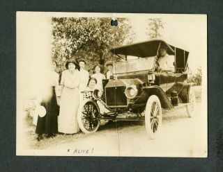 Vintage Photo Brass Model T Ford Touring Car 431191