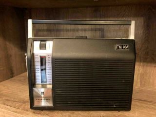 Vintage Panasonic Sg - 356 Portable Am/fm Radio And Record Player Fully
