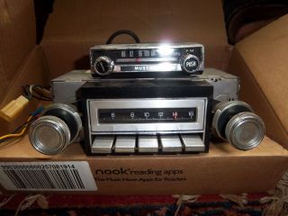 Vintage Gm (1977 Chevy Monza) Am Radio And Mustang Brand Fm Converter