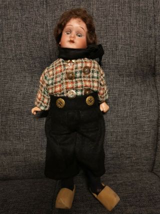 Antique German Bisque Head Doll Schoenau Hoffmeister 1909 All 9 1/2in
