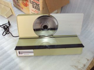 Vintage Rival Slice Crafter Electric Meat & Cheese Deli Slicer 1038 Avocado 3