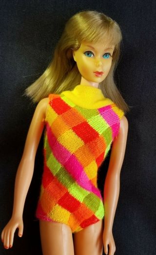 Vintage Barbie Mod Era Ash Blonde Twist N Turn 1160 - Bendable Legs 1966 Japan