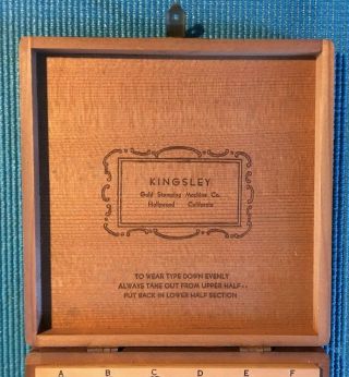 Vintage Kingsley Gold Stamping Machine Hollywood California Hot Foil Stamping 3