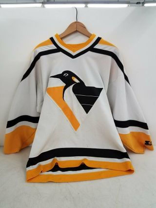 Vintage Nhl Starter Pittsburgh Penguins Hockey Jersey Sz M