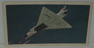 " Convair F - 102 Delta Dagger " Airplane Postcard