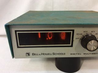 Vintage Heathkit IMD - 202 - 2 Bell Howell Schools Digital Multimeter Nixie Tube 2