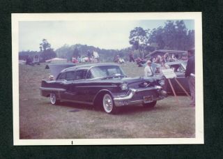 Vintage Car Photo 1957 Cadillac Limo At Auto Show 989074