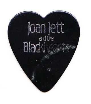 Vintage Joan Jett & The Blackhearts Joan Jett Black Heart Guitar Pick 1986 Tour