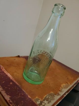 Vintage Tell City,  Indiana Bottle - " O.  Basedown Contents 7 Oz Tell City,  Ind "