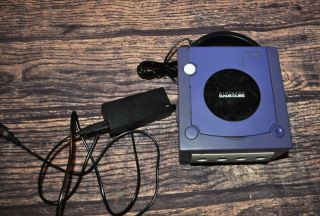 Nintendo Gamecube Indigo Purple Console Only System No Controllers Vintage