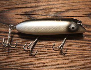 Vintage South Bend Bass Oreno Wooden Fishing Lure Rare Color 4 Inches Long