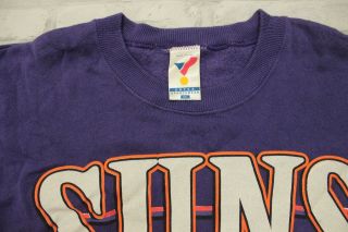 Men ' s Vintage PHOENIX SUNS 1990 ' s NBA Basketball Sweatshirt Jersey Jumper 2XL 2