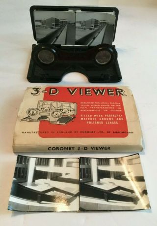 Vintage Coronet 3 - D Viewer Stereo - Pix With