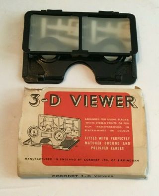 Vintage Coronet 3 - D Viewer Stereo - Pix with 2