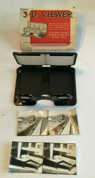 Vintage Coronet 3 - D Viewer Stereo - Pix with 3