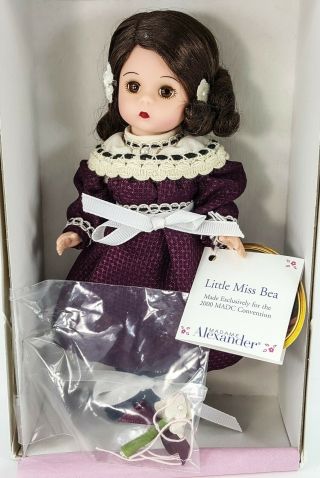 Vintage Madame Alexander 7 " Doll Little Miss Bea 2000 Madc Convention Blue Box
