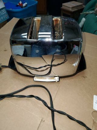 Vintage Sunbeam Toaster At - W Radiant Control 2 - Slice Chrome
