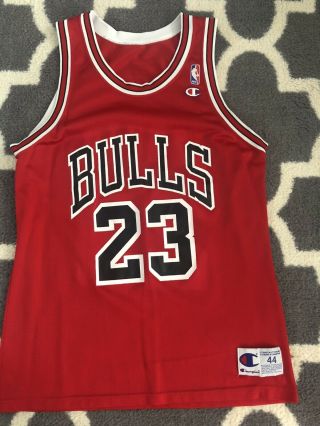Vintage 1990’s Champion Chicago Bulls 23 Michael Jordan Jersey Men’s Size 44