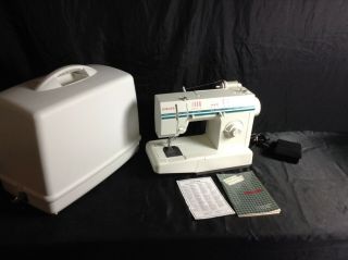 Vintage Singer Cm - 17 C Sewing Machine W/ Case