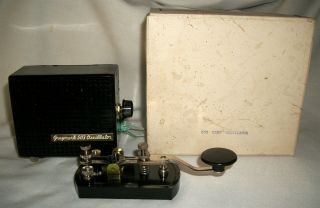 Vintage Graymark 503 Code Oscillator Telegraph Key Morse Code Radio