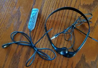 Vintage Sony Mdr - W034 Walkman Headphones With Sony Rm - Mz3r Remote