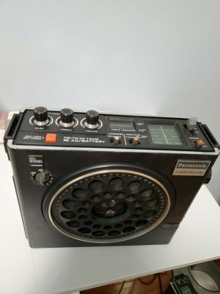 Vintage Panasonic Rf - 888 Psb - Fm - Am Portable 3 - Band Radio