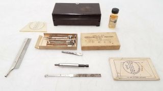Vintage Watch Jeweler Repair Kit In Case