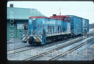 Slide St.  Lawrence Railroad Bicentennial Ge70t 10 In 1981