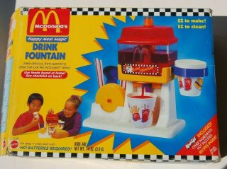 Vintage 1993 Mcdonald’s Happy Meal Magic”drink Fountain” By Mattel