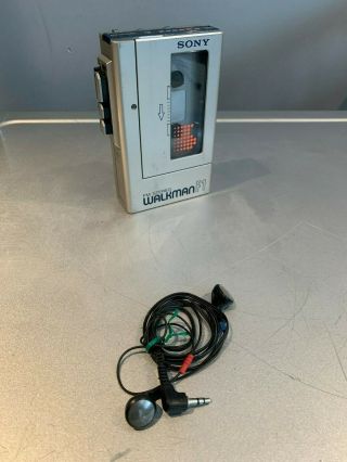 Sony Walkman F1 Vintage Fm Stereo Radio / Cassette Player Wm - F1