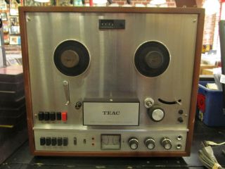 Vintage Teac A - 1500 - W Reel To Reel Transistorized Auto Reverse Powers On As - Is
