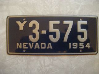 1954 Wheaties Cereal Premium Miniature Metal Bicycle Nevada License Plate