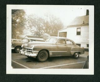 Vintage Polaroid Photo 1949 Cadillac Jalopy Car 426038