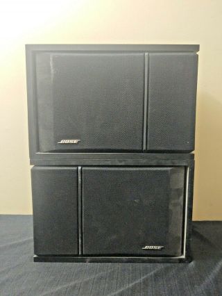 Pair (2) Vintage 1991 Bose 201 Series Iii Direct/reflecting Speakers Black