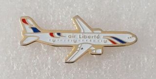 Air Liberté Was An Airline In France Lapel Pin Badge