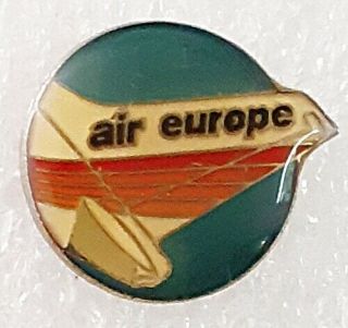 Air Europa Líneas Aéreas,  S.  A.  U.  An Airline In Spain Lapel Pin Badge