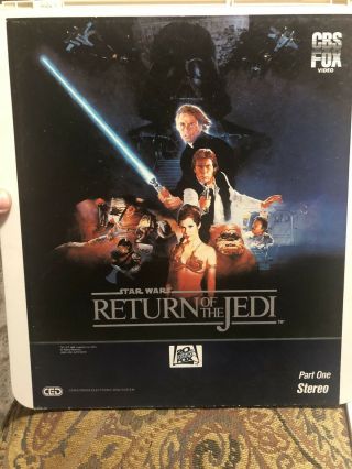 Vintage Star Wars Return Of The Jedi Ced Discs
