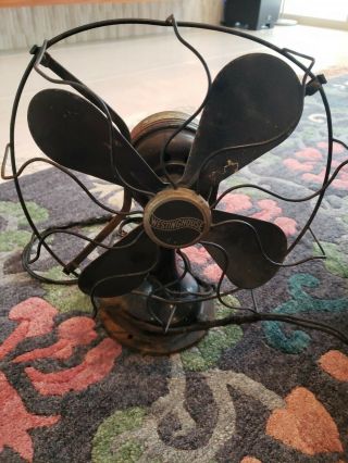 Vintage " 1931 " Westinghouse Electric Fan