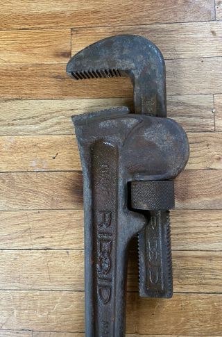 Vintage Ridgid Tool Company 48 " Pipe Wrench Ridged