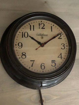 Vintage Telechron Wall Clock - Model 1F108 - 3