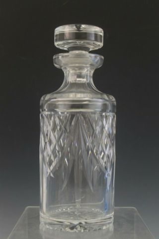 Vintage Signed Waterford Irish Crystal Spirit Decanter With Stopper