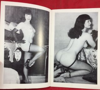 Vtg 50s Presenting Bettie Page No.  1 Spicy Nude Heels Nylons Girlie Risque Pinups 2
